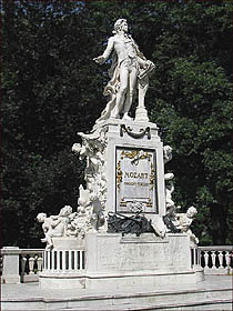 Вена. Памятник Моцарту