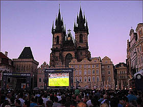 Финал ЧЕ по футболу 2008 на Староместской площади