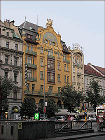 Вацлавская площадь. Отель Европа